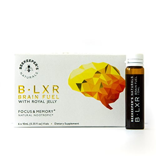 BLXR Brain Fuel by Beekeeper?s Naturals 6 Vials Nootropic Brain
