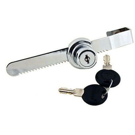 Ratcheting Ratchet Lock For Glass Sliding Door Showcase Display