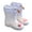 White, variant on Water Shoes for Kids Toddler Kids Rain Boots for Boys Girls Easy-on Waterproof Rainboots PK2,1
