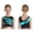 Lake Green, variant on Kids Girls Active Shirts Sleeveless Rhinestones Metallic Dance Sports Tank Crop Tops 6-16