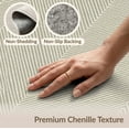 thumbnail image 6 of ODIKA Diagonal Motif With Minimalist Farmhouse Accents Herringbone Vintage Refined for Home Office, Gaming Room, Under Desk, Non-Slip Chair-Friendly, 6 of 7
