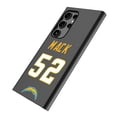 thumbnail image 2 of Keyscaper Khalil Mack Black Los Angeles Chargers Galaxy Magnetic Bump Case, 2 of 7