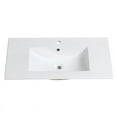 thumbnail image 4 of Saint Birch White Ceramic 1 Hole Single Bathroom Vanity Top With Sink, 4 of 4