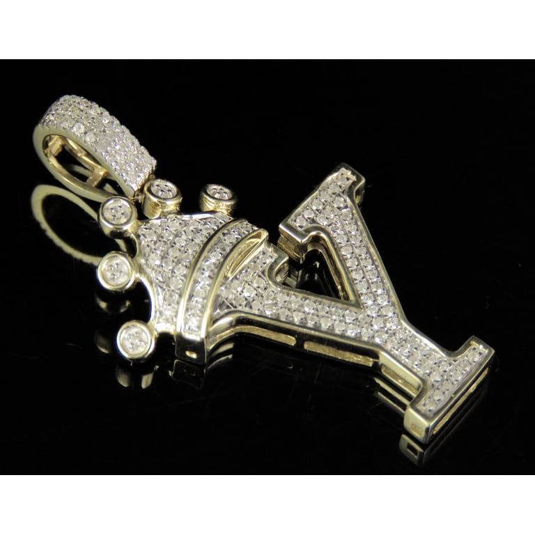 Y letter 2024 diamond pendant