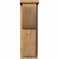 thumbnail image 2 of 7 1/2"W x 12"D x 24"H Crestline Smooth Corbel w/Backplate, Western Red Cedar, 2 of 9