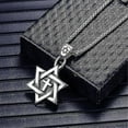 thumbnail image 3 of High Quality Metal Gold Plated Star Of David Cross Pendant Necklace Classic Jewish Cultist Amulet Je, 3 of 5