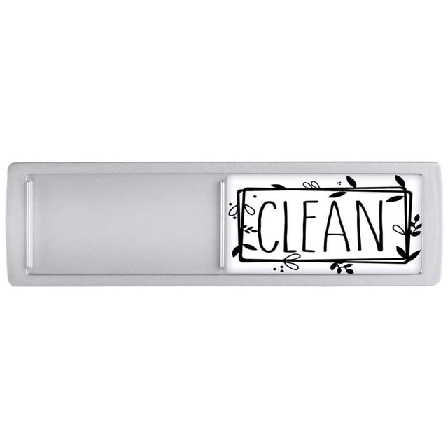 Dishwasher Clean Dirty Sign Strong Magnetic Dishwasher Magnet Non-Scratch Simple Sliding Dishwasher Indicator with Doubl