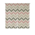 thumbnail image 1 of ABPHQTO Chevron Zigzag Japonés Noren Cortina Puerta Ventana Tratamiento Cortinas 105x120 cm, 1 of 1