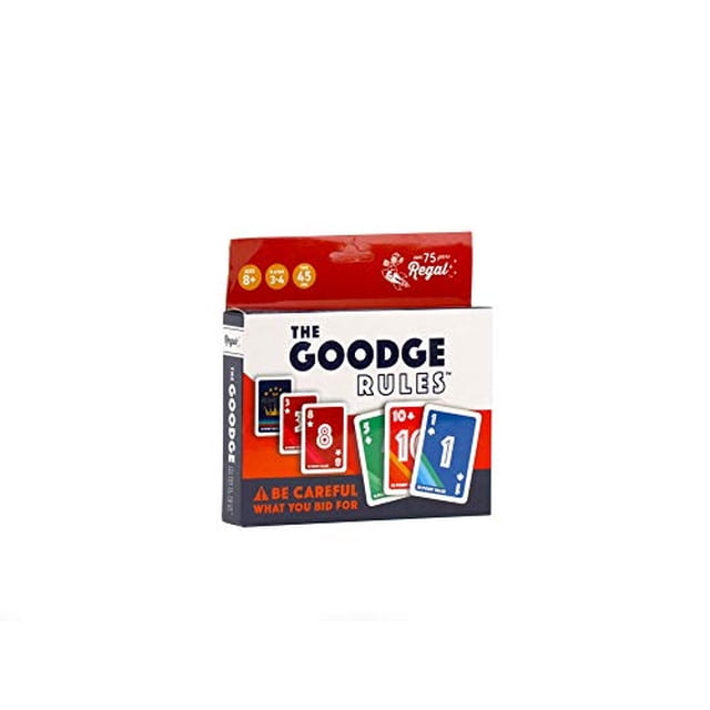 Regal Games - The Goodge Rules - Divertido juego de cartas de puja familiar - Ideal para 3 Regal Games Regal Games