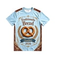 thumbnail image 4 of Bibifish Mens T Shirts Short Sleeve Crew Neck Pretzel Oktoberfest Print Tees German Festival Vintage Casual Daily Tops, 4 of 4