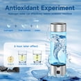 thumbnail image 2 of Hydrogen Water Bottle Generator Portable Hydrogen Water Maker with SPE/PEM Technology, 460ml Rechargeable Ionizer Machine for , Office, Travel,  3000PPB in 3 Mins, 2 of 5