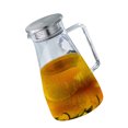 Himition 1.8L Glass Tea Pitcher Teapot Beverage Kettle Handcraft Water ...