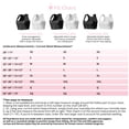 thumbnail image 3 of heart&core Shirl Bra, Post-Surgery, Racerback Zip Bra, White, XS, 1 Ct, 3 of 11