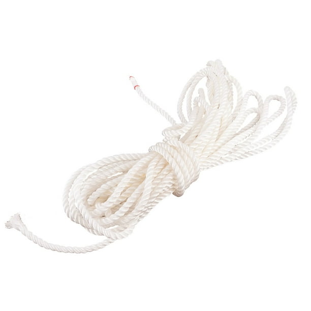 Nylon Rope, Fishing Rope Nylon Clothesline, Flexible Enough White Color For  Industry Agriculture White 0.0023x100m