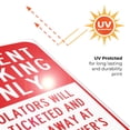 thumbnail image 6 of Patient Parking Only Red Sign, Board, 24x36 Corrugated Plastic, 6 of 7