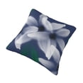 thumbnail image 3 of YFYANG Square Decorative Throw Pillow Case (Without Pillow Insert), Watercolor Lilies Pattern Bedroom Sofa Car Cushion Cover, 12"x12", 3 of 9
