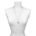 thumbnail image 3 of Delight Jewelry Silvertone Domed Class of 2026 I Have Plans for You Engraved Cross Zoey Necklace, 28", 3 of 4