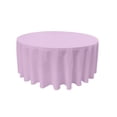 thumbnail image 1 of LA Linen TCpop120R-LilacP45 Polyester Poplin Tablecloth, Lilac - 120 in. Round, 1 of 1