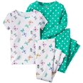 thumbnail image 1 of Carter's Ensemble de Pyjama 4 Pcs pour Bébé Filles - Butterfly - 6 Mois, 1 of 1