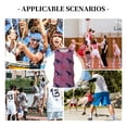 thumbnail image 6 of Naloa Leopard Print Basketball Jersey Reversible Men's Mesh Athletic Sports Shirts Training Practice S-4XLLarge, 6 of 6