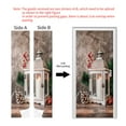 thumbnail image 3 of Christmas door stickers, home refrigerator stickers, Snowman Door Banner Festive Christmas Decoration for Home and Garden snowman christmas decorations,PVC Self-adhesive and removable,SP-F147, 3 of 15