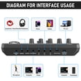 thumbnail image 6 of Facmogu Podcast Equipment Bundle, F998 Live Sound Card with BM800 Recording Studio Microphone, Professional Live Sound Card, 6 of 7