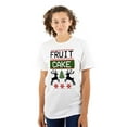 thumbnail image 3 of Ugly Christmas Fruit Cake Pattern Graphic T Shirt Men or Women Brisco Brands S, 3 of 6
