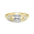 thumbnail image 4 of IGI Certified 2 Carat Cushion Shape Lab Grown Diamond Engagement Ring | 14K Yellow Gold | Nova Split Shank Vintage Diamond Ring | FG-VS Quality Friendly Diamonds, 4 of 6