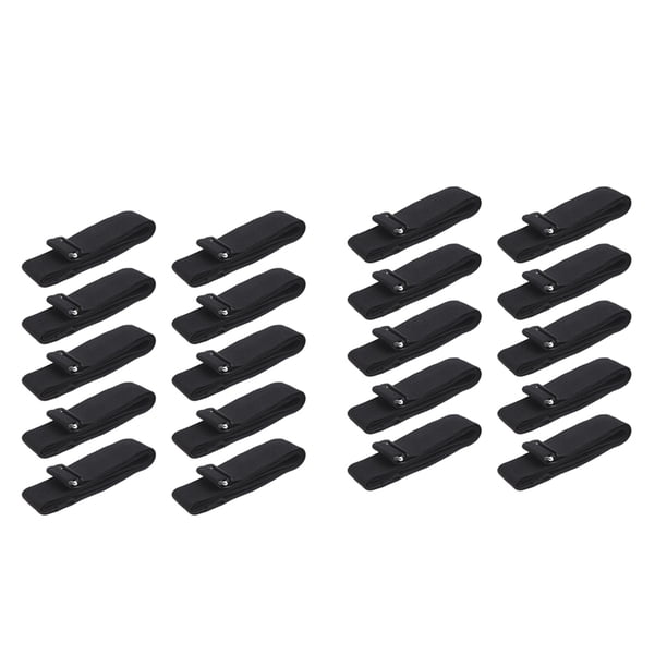 20 Piezas Correa del Pecho de Frecuencia Cardíaca Correa Elástica Ajustable para Sports Monitor de Ritmo Cardíaco Inalámbrico