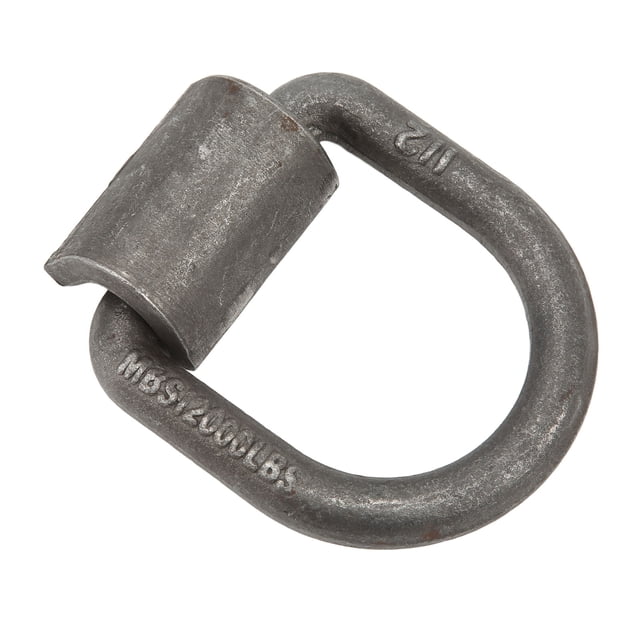 Kit de anclaje de anillo en D para soldar acero forjado de 1/2 pulg de espesor de amarre de alta dureza Anclaje de anillo en D para soldar Duradero a prueba de deformación