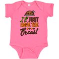thumbnail image 3 of Inktastic I'll Just Have the Breast with Turkey Illusration Boys or Girls Baby Bodysuit, 3 of 5
