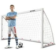 Net Playz PVC Soccer Goal, Net Playz, Backyard Soccer Net, Fast Set-up, Weatherproof, 8'x4'