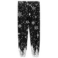 thumbnail image 7 of WTOBBY Men's Drawstring Pocket Cuffed Casual Pants, Christmas Print, Home Sleep Pants for Festive Lounge and Comfortable Wear, Soft and Cozy,Black L, 7 of 7