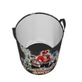 thumbnail image 3 of Large Laundry Hamper, Power Rangers Collapsible Laundry Basket With Handles, Tall Storage Basket For Blanket, Toys, Dirty Clothes In Living Room, Bedroom, Bathroom, Nursery, 3 of 7