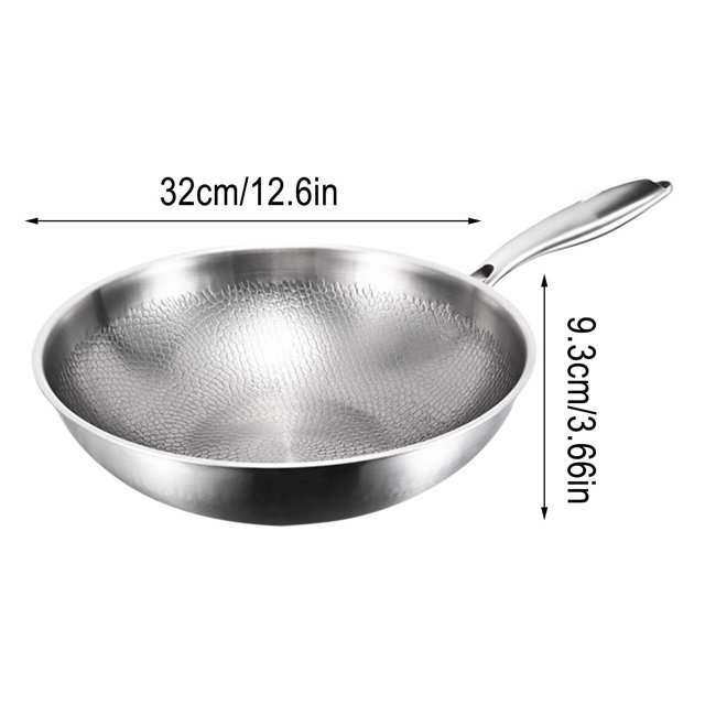 Egg Frying Pan NonStick Titanium Frying Pan, Scale Hammered Design, Suitable for Induction Cookers NonStick Frying Pan