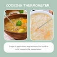 thumbnail image 6 of Meat Thermometer Digital Candy Cooking Temperature Gauge Barbecue Baby Stainless Steel Abs, 6 of 6
