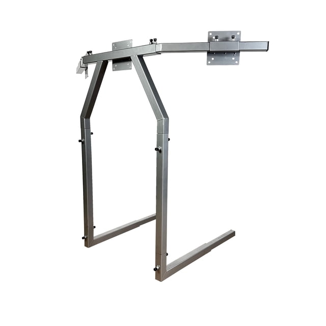 Soporte para Monitor GTR Simulator GTA Triple 3x24" Plata