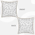 thumbnail image 3 of Susaid Snake Print Velvet Throw Pillow Covers Home Art Deco Pillowcase Square Pillow Case Cushion Cover for Bed Sofa Living Room Car Indoor and Outdoor-20"x20", 3 of 8
