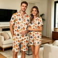 thumbnail image 6 of Halloween Pajamas Women Casual V Neck 2 Piece Lounge Sets Matching Shorts Set Cute Plus Size Pjs, 6 of 6