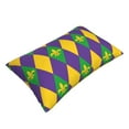 thumbnail image 3 of Balery Mardi Gras Bedding Queen Pillow Cases - Envelope Closure - Soft Brushed Microfiber Fabric - Shrinkage and Fade Resistant Pillow Cases-16"x24", 3 of 9