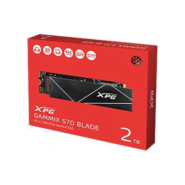 XPG 2TB GAMMIX S70 Blade - Works with Playstation 5, PCIe Gen4 M.2 