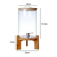 thumbnail image 2 of jifeng Glass Drink Barrel Dispenser Glassware Pitcher Storage Jar Jug Kettle Bucket 8L, 2 of 9