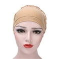 thumbnail image 2 of iHPH7 Cancer Headwear for Women Chemo Head Scarf for Women's Hair Turbans for Women Turban Headbands for Women Hair Turban, Khaki One Size, 2 of 4