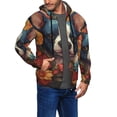 thumbnail image 2 of Naloa Cute Colorful Flower French Bulldog Men’s Hoodies, Zip up Hoodie, Sweatshirts,Hoodies for Men Sizes S-3XL-XX-Large, 2 of 5