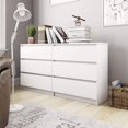 thumbnail image 2 of vidaXL Sideboard Chipboard Drawer Side Cabinet Storage Cupboard Multi Colors, 2 of 30