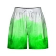 thumbnail image 5 of BRGZLK Women's Ultra-Soft Athletic Shorts Summer Trendy Tie Dyeprint Lace Up Elastic Jogger Sports Casual Shorts with Pocket Green M, 5 of 5