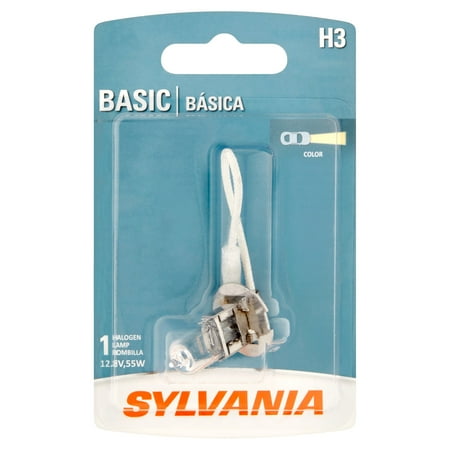 Sylvania 12.8V 55W H3 Basic Halogen Lamp (Best H3 Led Bulb)