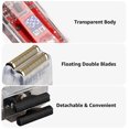 thumbnail image 3 of Suttik fully transparent oil head clipper razor bald machine fully transparent 2-piece set, 3 of 4