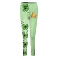 thumbnail image 6 of Shadoumai St Patricks Day Leggings for Women, Plus Size Leggings, Shamrock St Patricks Day Yoga Green Pants Bottoms Womens Blue, 6 of 6