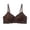 Coffee, variant on Full Coverage Wireless T Shirt Bra for Comfort and Support All Day Seamless Underwear for Large Bust (Bra 1), L, Black